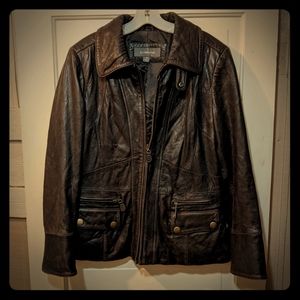 Liz Claiborne Vintage Genuine Leather Jacket